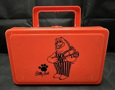 Vintage 1980’s Billy Bob ShowBiz Pizza Pencil / Lunch Box (Red) Rare