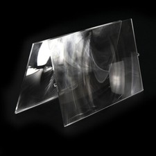 Optical PMMA Rectangle Fresnel Lens Kit with Holder for LCD DIY Projector