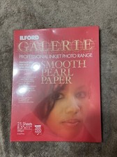 Ilford Galerie Pro Inkjet Smooth Pearl Photo Paper 11  x8.5  25 Sheets New Sealed