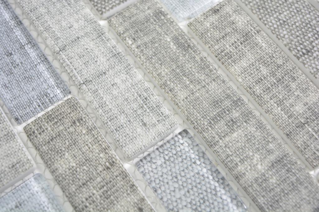Mur Miroir En Mosaïque Translucide Beige – Tapis De Carreaux Mosani Mosaik (Éco Pâte De Verre)
