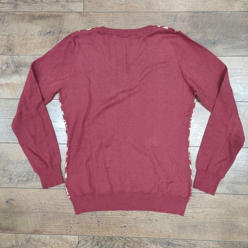 Florida State Seminoles V Neck Sweater NCAA NWT XL Womens Christmas Holidays New - Picture 8 of 8