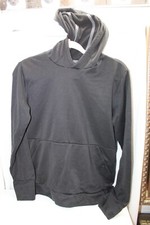 Black Tech Fleece All in Motion Pullover Front Pocket Hoodie in kid  s XL