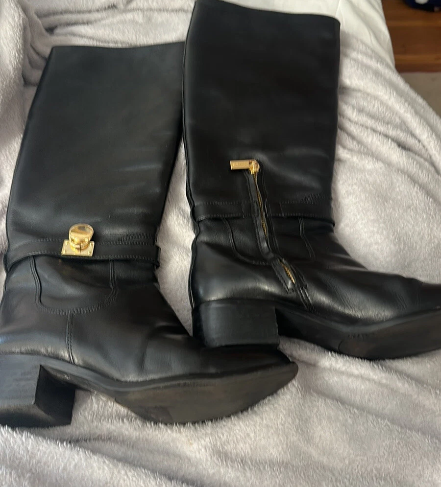 Michael kors hamilton tall boot black shop
