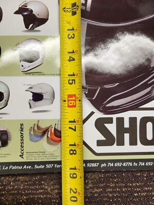 NOS Motorcycle Shoei Helmet 1998 Lineup Poster / Advertising. Size 26.5in x 19in | eBay NOS Motorcycle Shoei Helmet 1998 Lineup Poster / Advertising. Size 26.5in x 19in | eBay