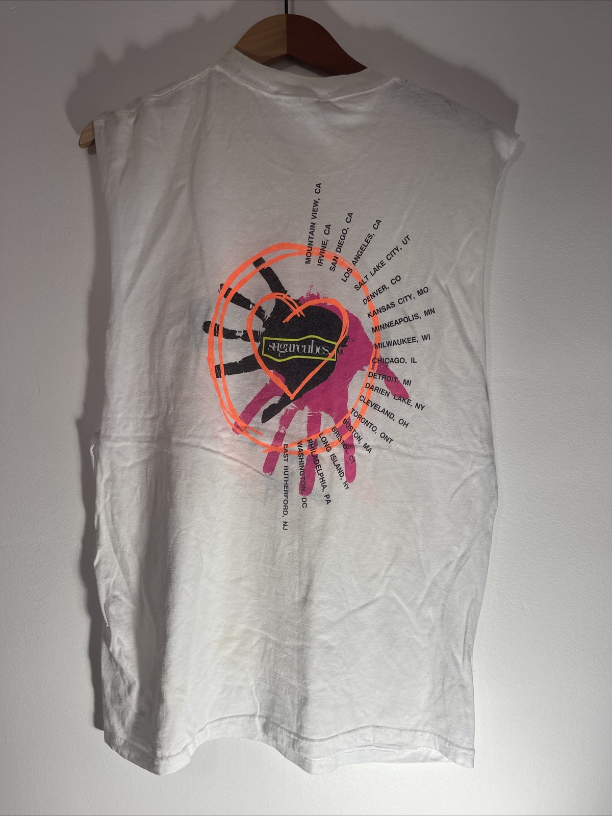 1988 Sugarcubes Vintage Tour Band Tee Shirt 80s 1980s… Gem