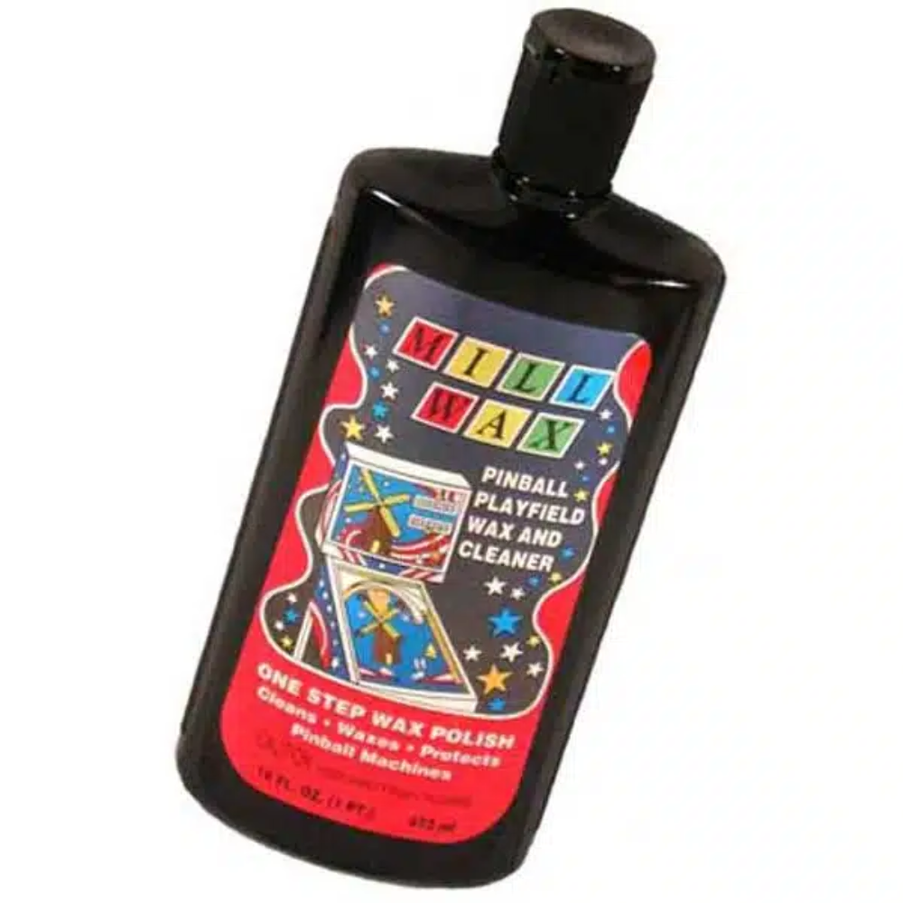 Mill Wax Pinball Machine Playfield Cleaner Polish