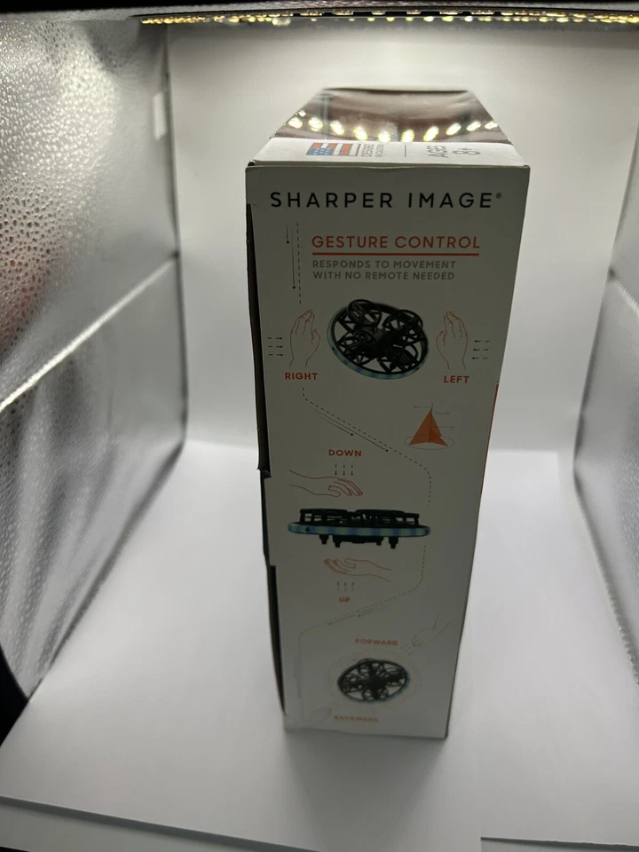 Sharper Image® 5-Inch Glow Motion Drone Gesture Control USB-C Charge 8 LED Light - Image 4 of 4