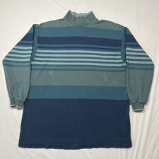 Vintage LL Bean Womens Mock Neck Long sleeve Shirt Freeport Maine USA Size Large