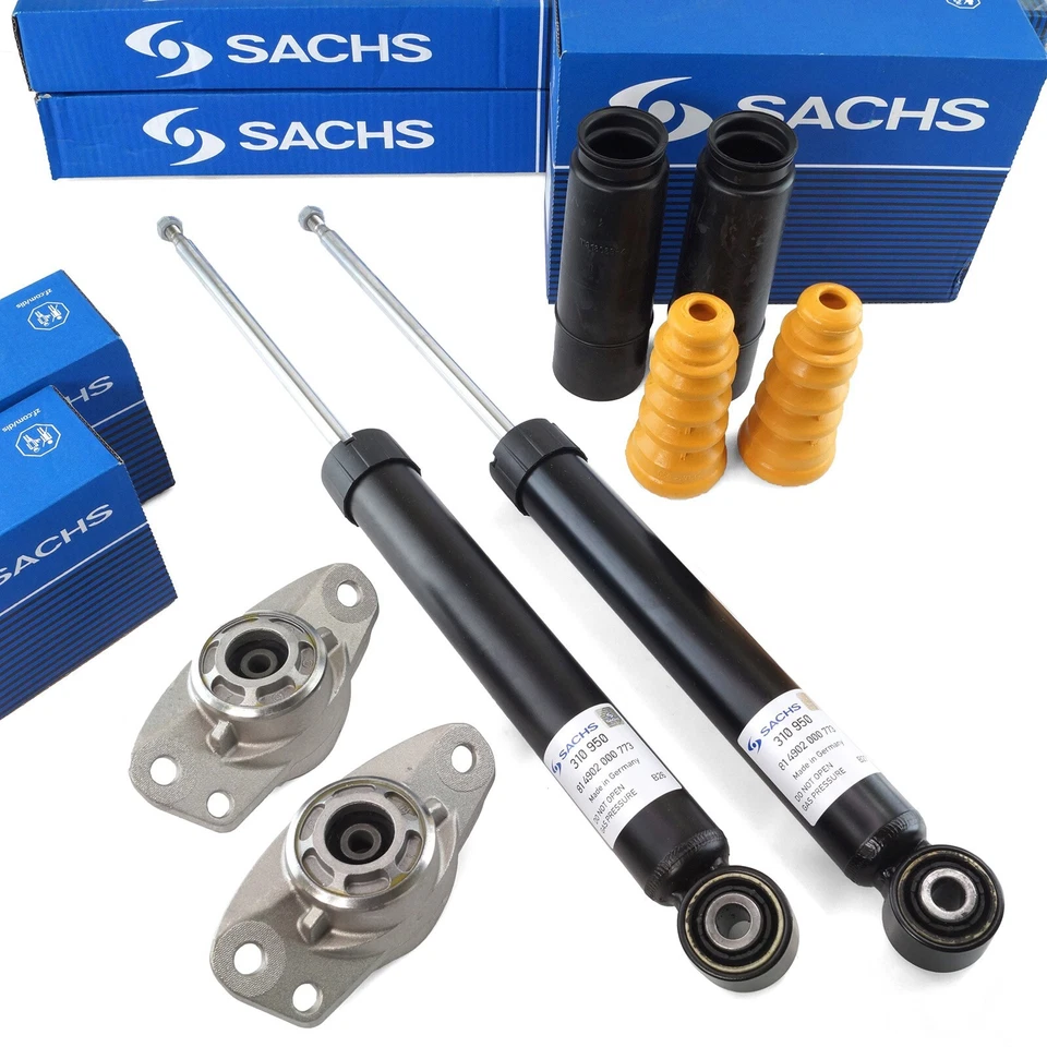 6 SACHS Stoßdämpfer Domlager Anschlagpuffer hinten für Leon Altea VW Golf V