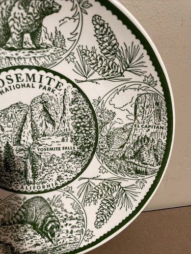 Fine American Ironstone Yosemite National Park Plate by Enco National 10.25” - Picture 5 of 8
