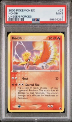 Pokemon PSA 9 Ho-Oh #27 Unseen Forces English | eBay