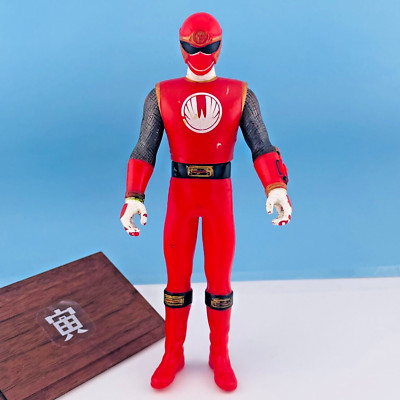 BANDAI Ninpuu Sentai Hurricaneger Hurricane Red soft vinyl figure 17cm 2002 JP
