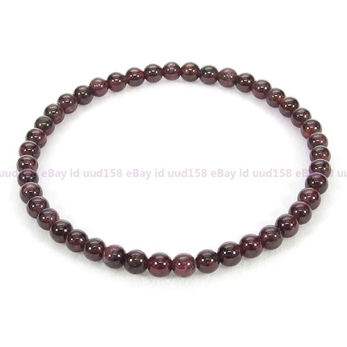 Stretchy 4mm Beads Bracelets Natural Gemstone Crystal Healing Reiki Amulet - Picture 45 of 94