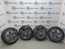 BMW 819M GENUINE OEM ALLOY WHEELS AND TYRES SET 1 2 SERIES F40 F44 8092352