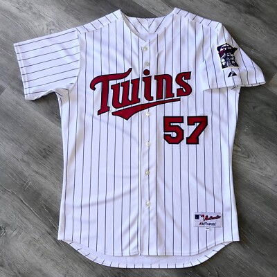 JOHAN SANTANA Minnesota Twins Team Issue Jersey Auto JSA Authentic