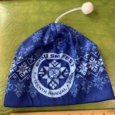 Sisu Ski Fest 2024 Made In USA Hat Pom New Ready for Use Warm
