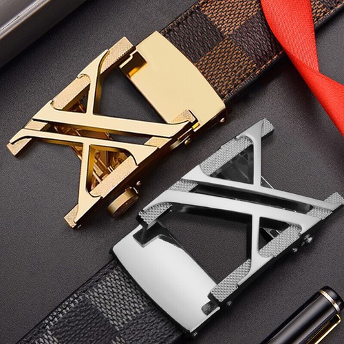 New High End black Leather Automatic Buckle Stylish Belt for Trousers business - Picture 4 of 7