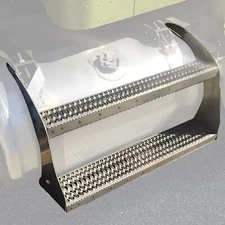 26" Fuel Tank Step Support Bracket Kit Heavy Duty Top Bottom For Peterbilt 379