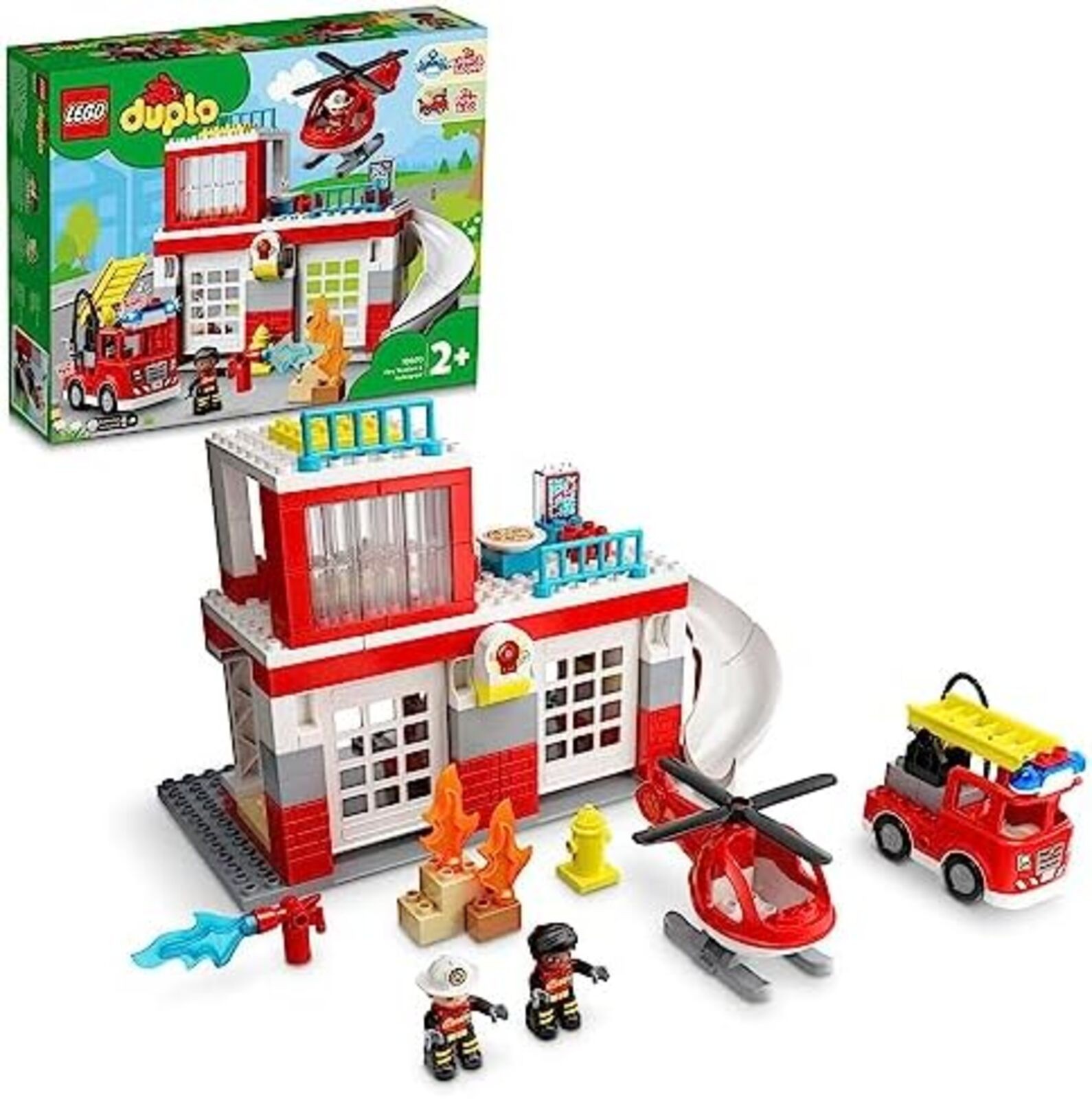 LEGO Duplo DUPLO Town Shobo Shosho and Helicopter 10970 Toy Brick kit F/S wTrack