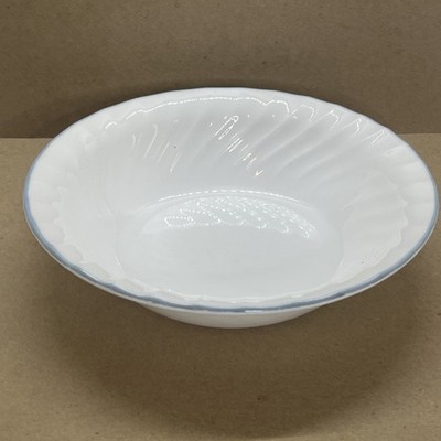 Corning Corelle Blue Velvet Pattern Soup/Cereal Bowl 7 1/4'' Blue Stripe Kitchen