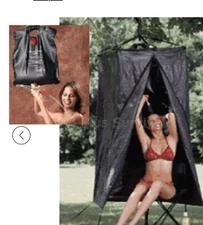 TexSport Camping Privacy Shelter & Shower Combo Tent 5galo Solar Shower 30x30x72