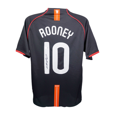 ROONEY サイン入り シャツ 10　マンU　(Beckett鑑定書付き) Wayne Rooney Signed Manchester United Soccer Jersey #10 with