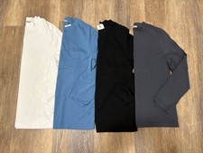 Men?s Long Sleeve T-Shirts, Lot Of 4, Size Medium New, Crew Neck, Cotton