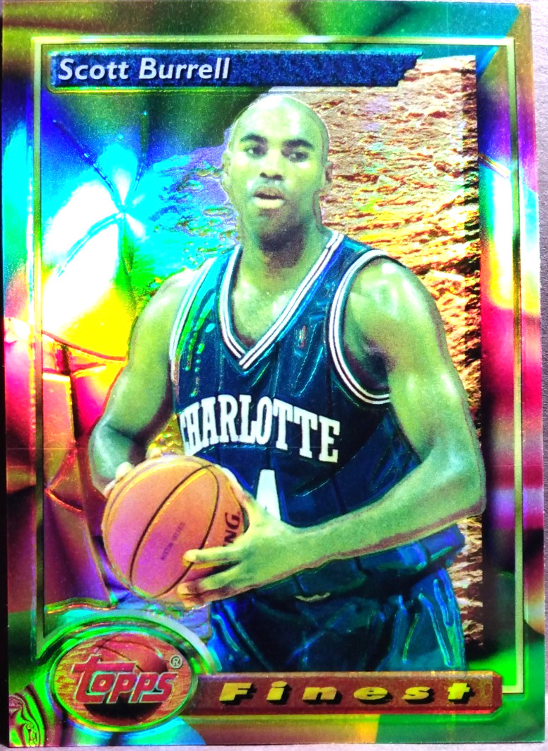 Scott Burrell 1993-94 Finest Refractor #178 ROOKIE CARD
