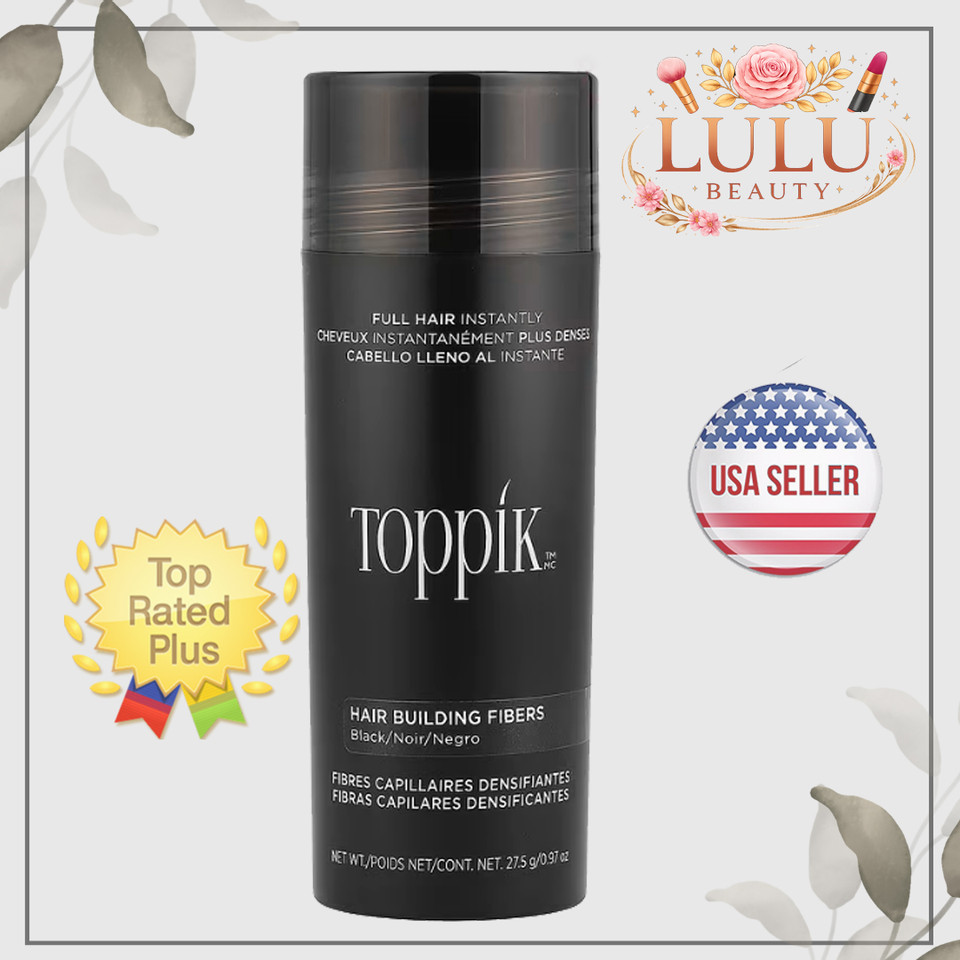 Toppik Hair Building Fibers Black, Dark Brown, Medium Brown , Light Brown 27.5g