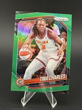 2025 Panini Prizm WNBA #3 Tina Charles Green Prizms