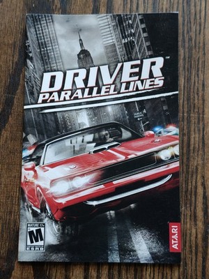 Driver: parallel Lines - Sony Playstation 2 PS2 - Instruction Manual Only 