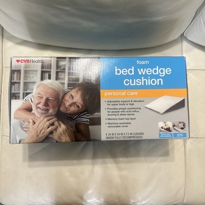 CVS Health Foam Bed Wedge Cushion 24 x 24 X 7.5 New In Box