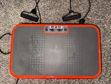 Powerfit Elite Vibration Plate Exercise Machine with Loop Resistance Bands