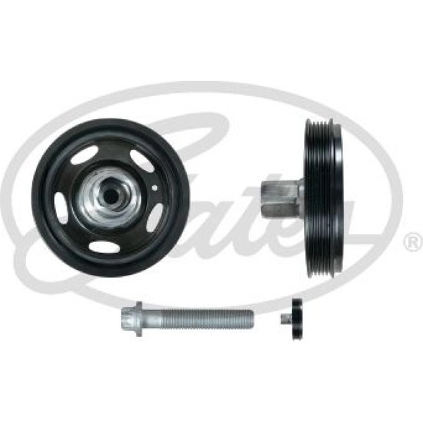 Gates TVD1171A Riemenscheibe Kurbelwelle FüR Opel Chevrolet Schwingungstilger-image