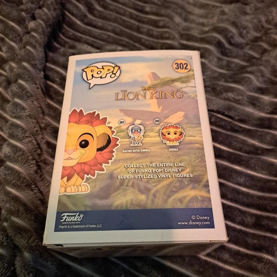 Funko Pop! Disney Lion King Simba #302 Flocked Edition - Image 3 of 4