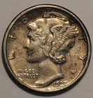 #5 Nicer Low Mintage 1927 P Winged Liberty Head Mercury Dime