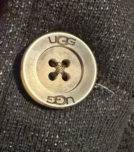 UGG Men's Large Black Button-Front Fleece Lined Jacket image 12