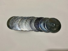 5/16" Fender (Penny) Washers, Zinc Plated Steel 2" lot of 10