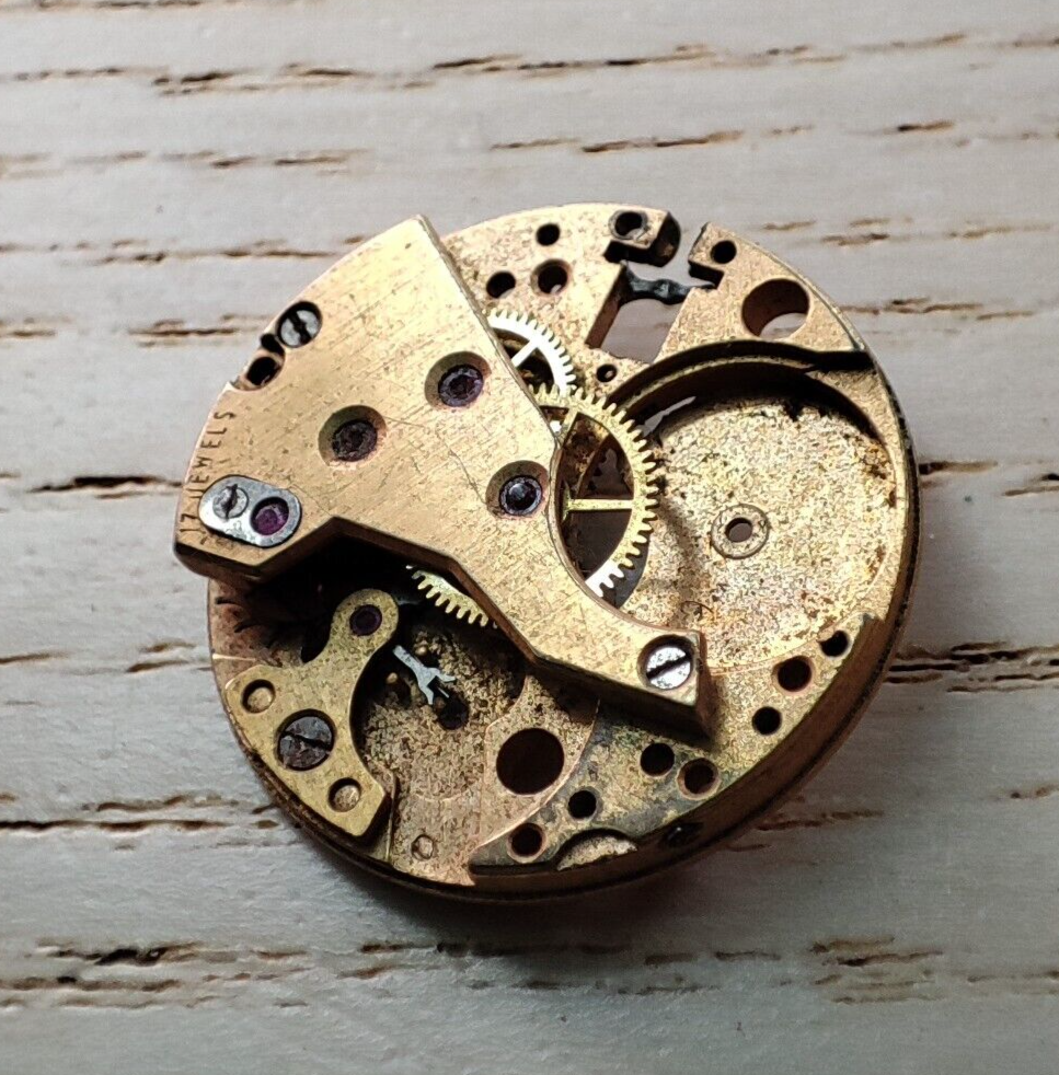 19.6mm watch movement for parts or repair