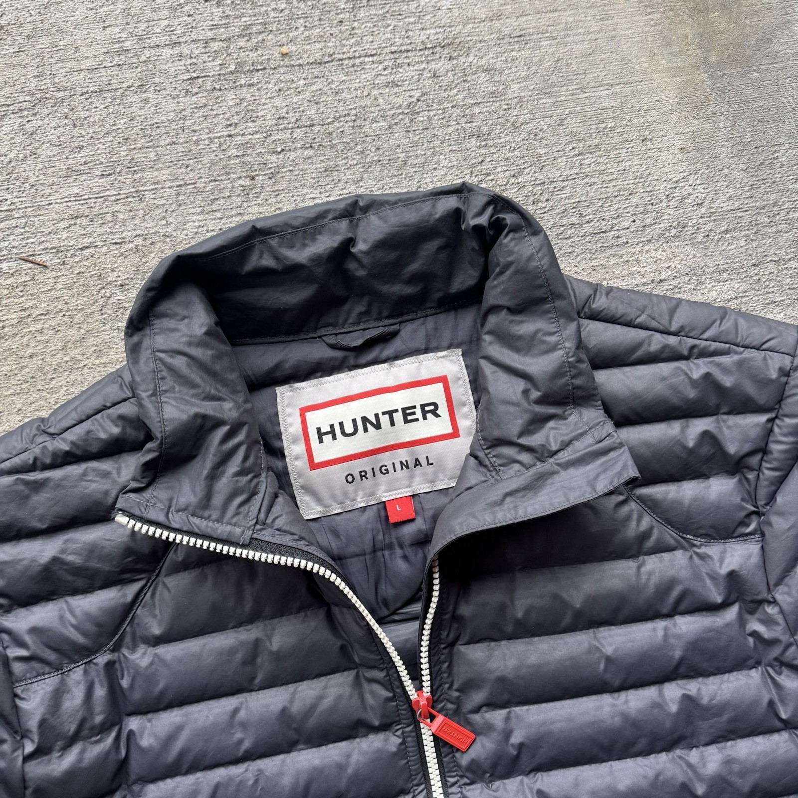 HUNTER winter Down Jacket. Gray Large - image 4