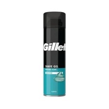 Gillette Classic Sensitive Skin Shaving Gel Pack of  6 X 200ML 17.58 per litre