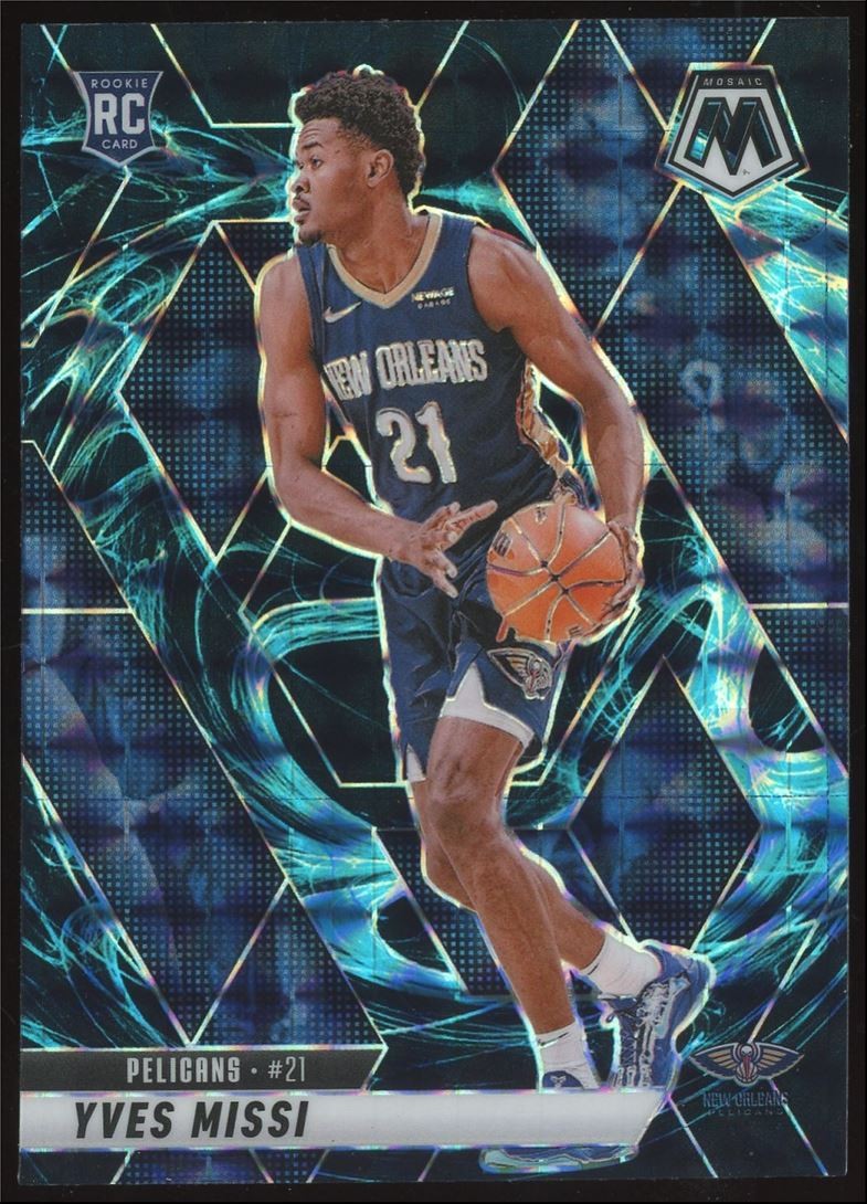 Yves Missi Rookie #243 2024-25 Panini Mosaic Genesis Prizm Pelicans Case Hit SP