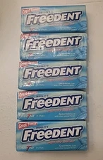 NEW Wrigley's Freedent Spearmint Gum Plenty Pack Candy Bulk Box 5 Ct 75 Pieces