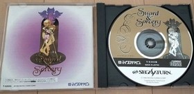 Sega Saturn Saturn Sword Sorcery Obi Instruction Manual Postcard Included Operat