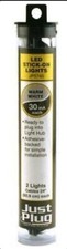 Woodland Scenics JP5740 Just Plug Wrm Wht LED Stick-On Lights Pack of 2 