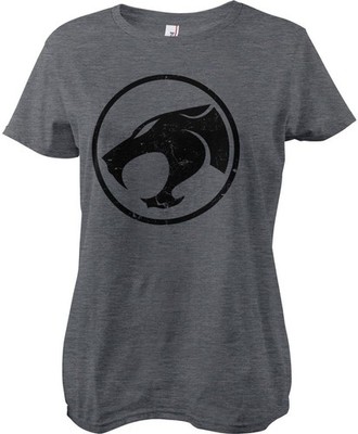 Bored of Directors Thundercats Washed Logo Girly Tee Damen T-Shirt Dark/Heather