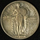 1917-S 25c Standing Liberty Silver Quarter - Free Shipping USA