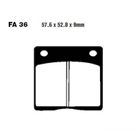 Bremsbelag EBC FA036 Hinten Suzuki GS 550 M Katana Mit Anti Dive Bj. 1982-1983