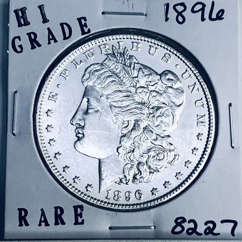 1896 MORGAN SILVER DOLLAR HI GRADE GENUINE U.S. MINT RARE COIN 8227