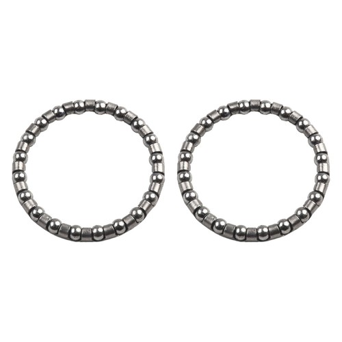 2 X Bicycle Ball Bearing Caged 1-1/8 Threadless Headsets Cups Threaded MTB Bike - Picture 15 of 24